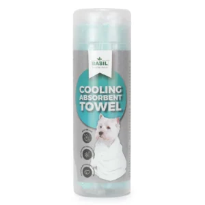 Basil Pet Towel, Cooling Absorbent Towel for Dogs & Cats (Assorted Colors)