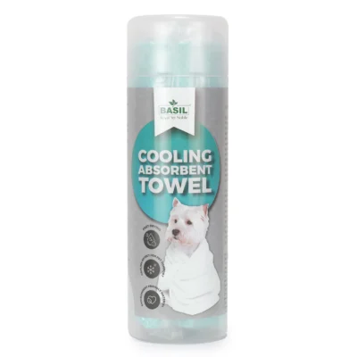 Basil Pet Towel, Cooling Absorbent Towel for Dogs & Cats (Assorted Colors)