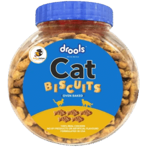 Drools Cat Treat Biscuits Real Chicken Flavor Jar