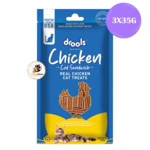 Drools Chicken Cod Sandwich Cat Treats